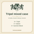 Tripel mixed case: 16 bottles, 8 Tripel, 4 Saison and 4 Summer Blond